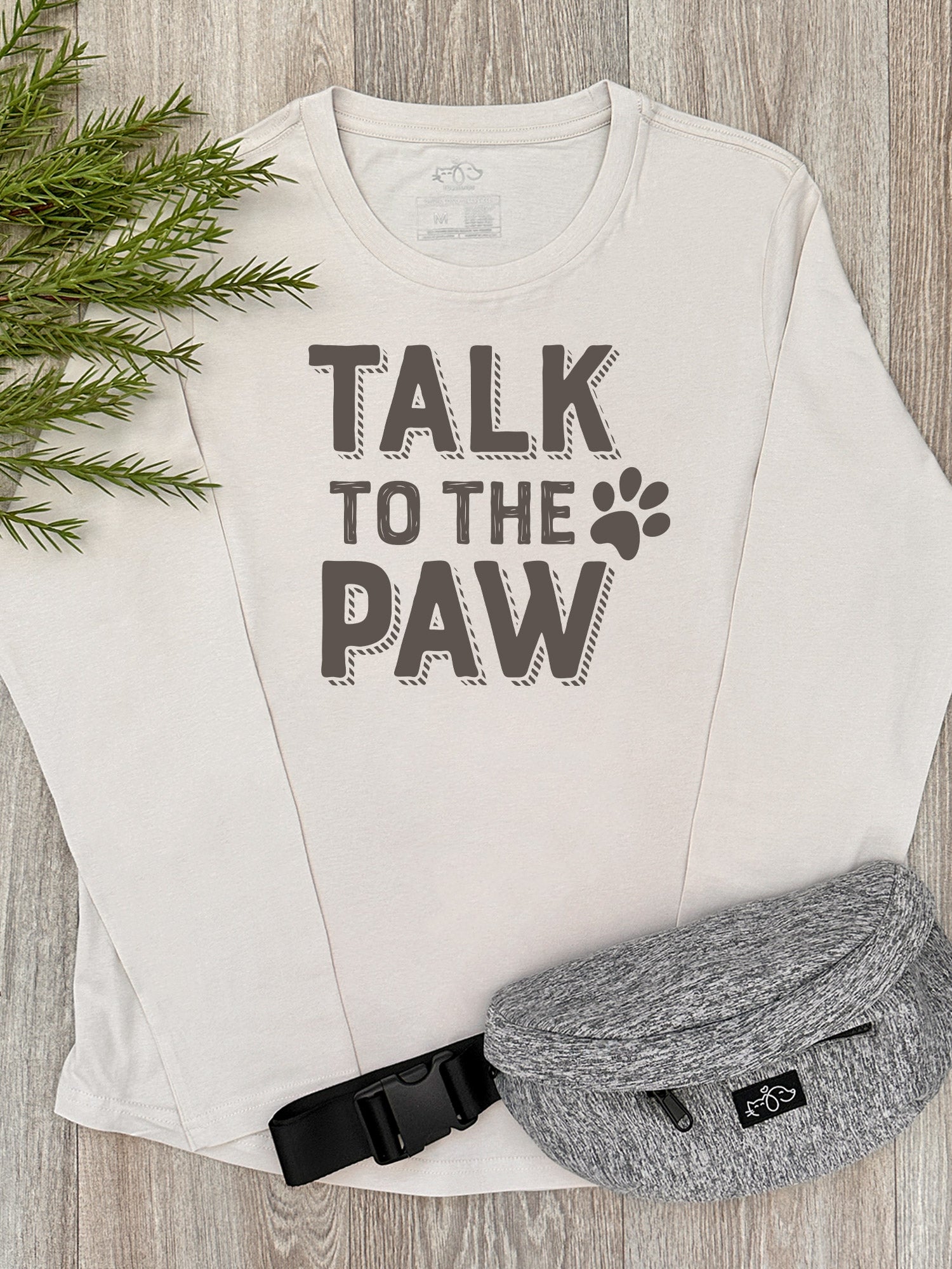 Talk To The Paw Olivia Long Sleeve Tee
