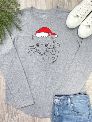 Spotted-Tailed Quoll Christmas Edition Olivia Long Sleeve Tee