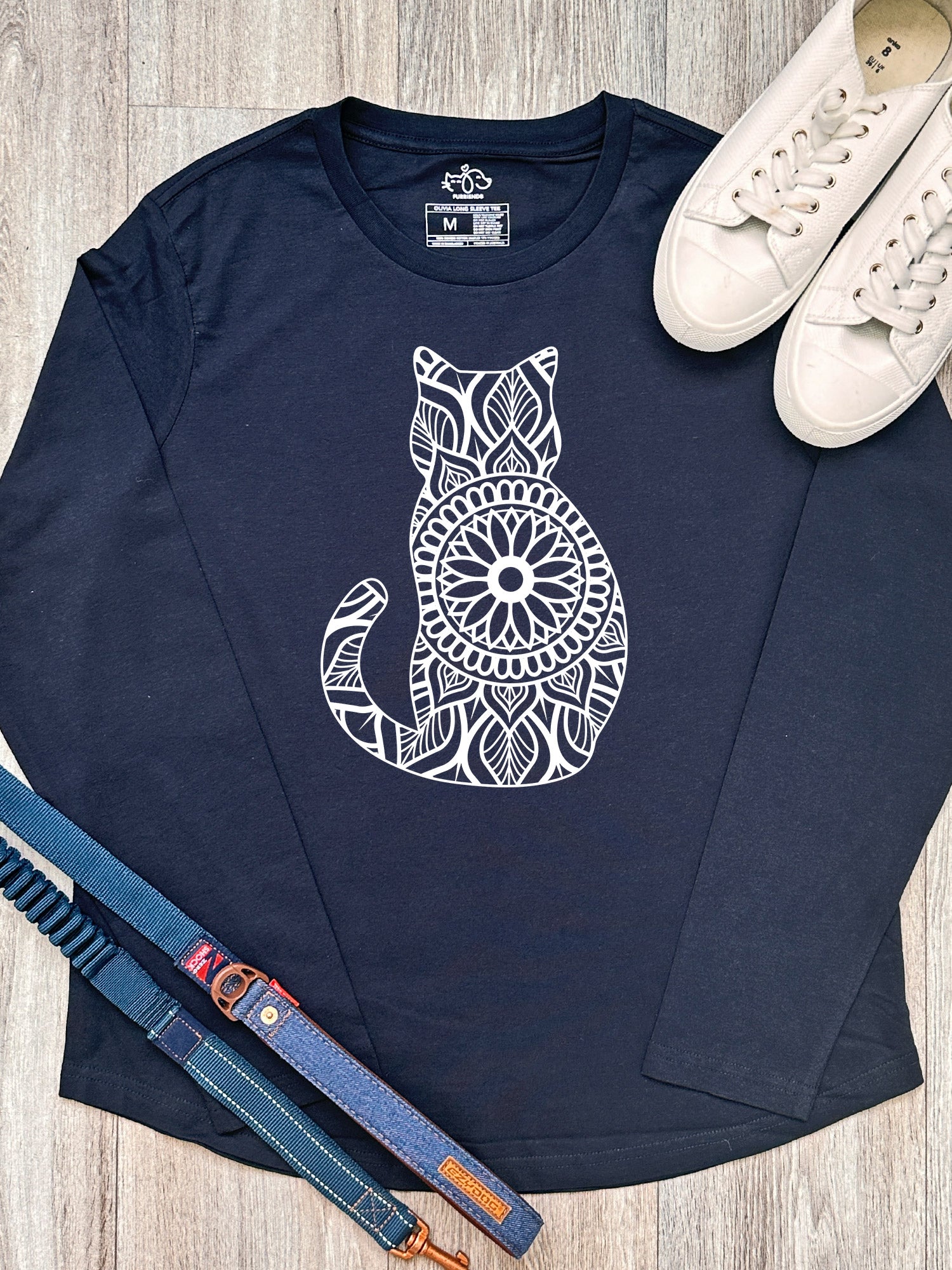 Cat Mandala Olivia Long Sleeve Tee