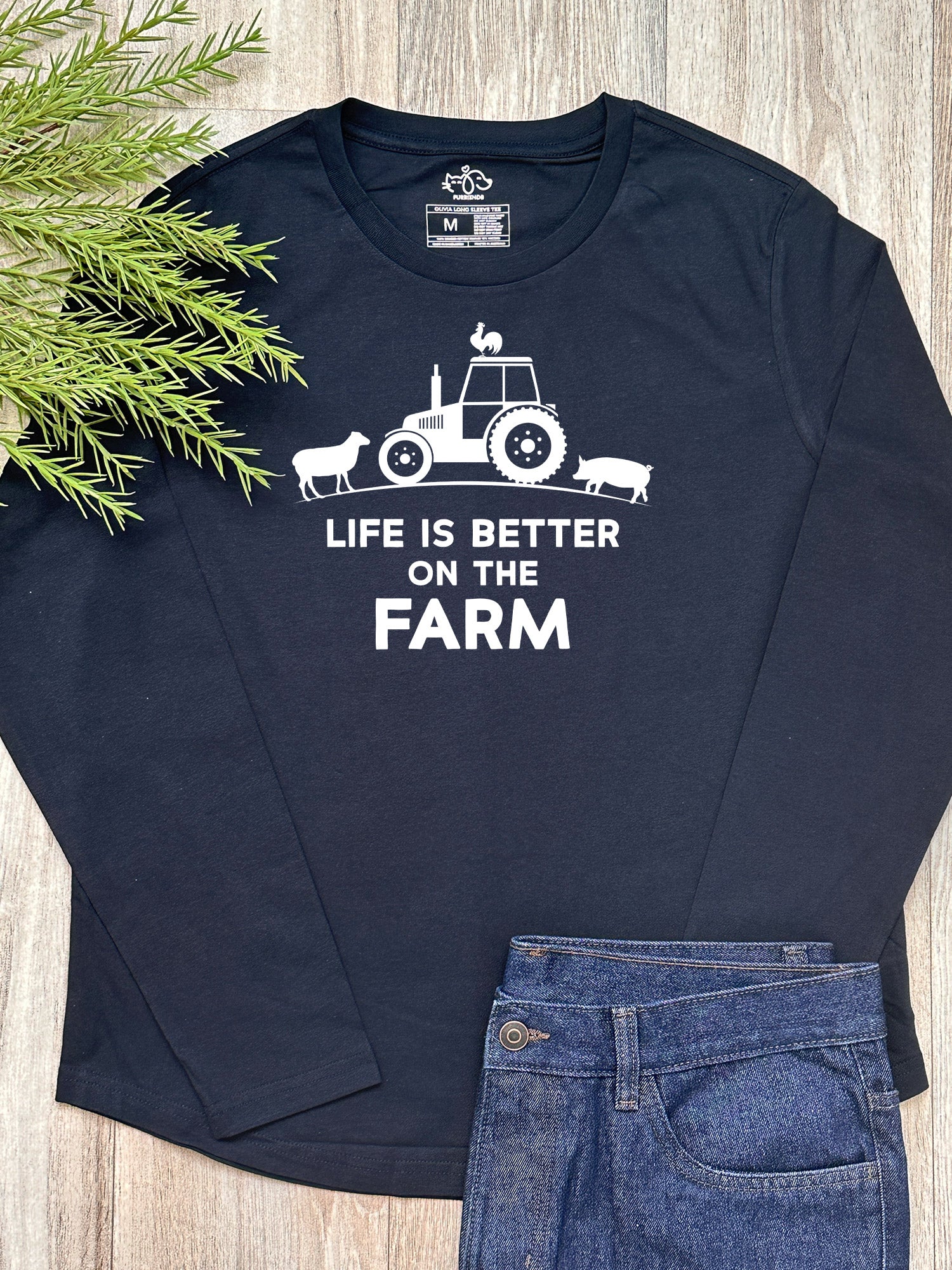 Farm Life Olivia Long Sleeve Tee