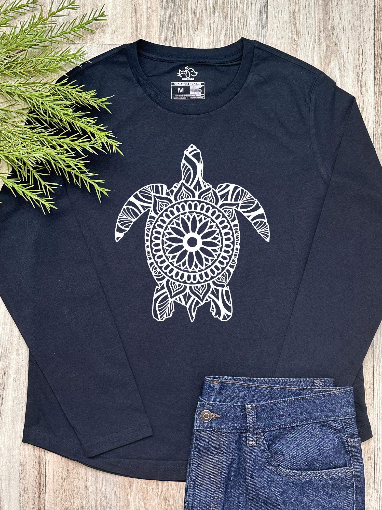 Turtle Mandala Olivia Long Sleeve Tee
