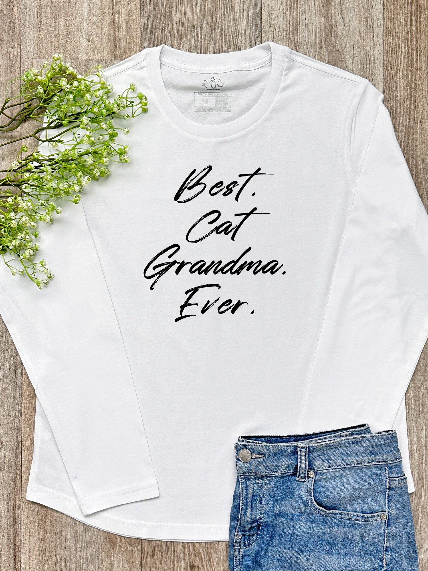 Best. Cat Grandma. Ever. Olivia Long Sleeve Tee