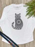 Cat Mandala Olivia Long Sleeve Tee