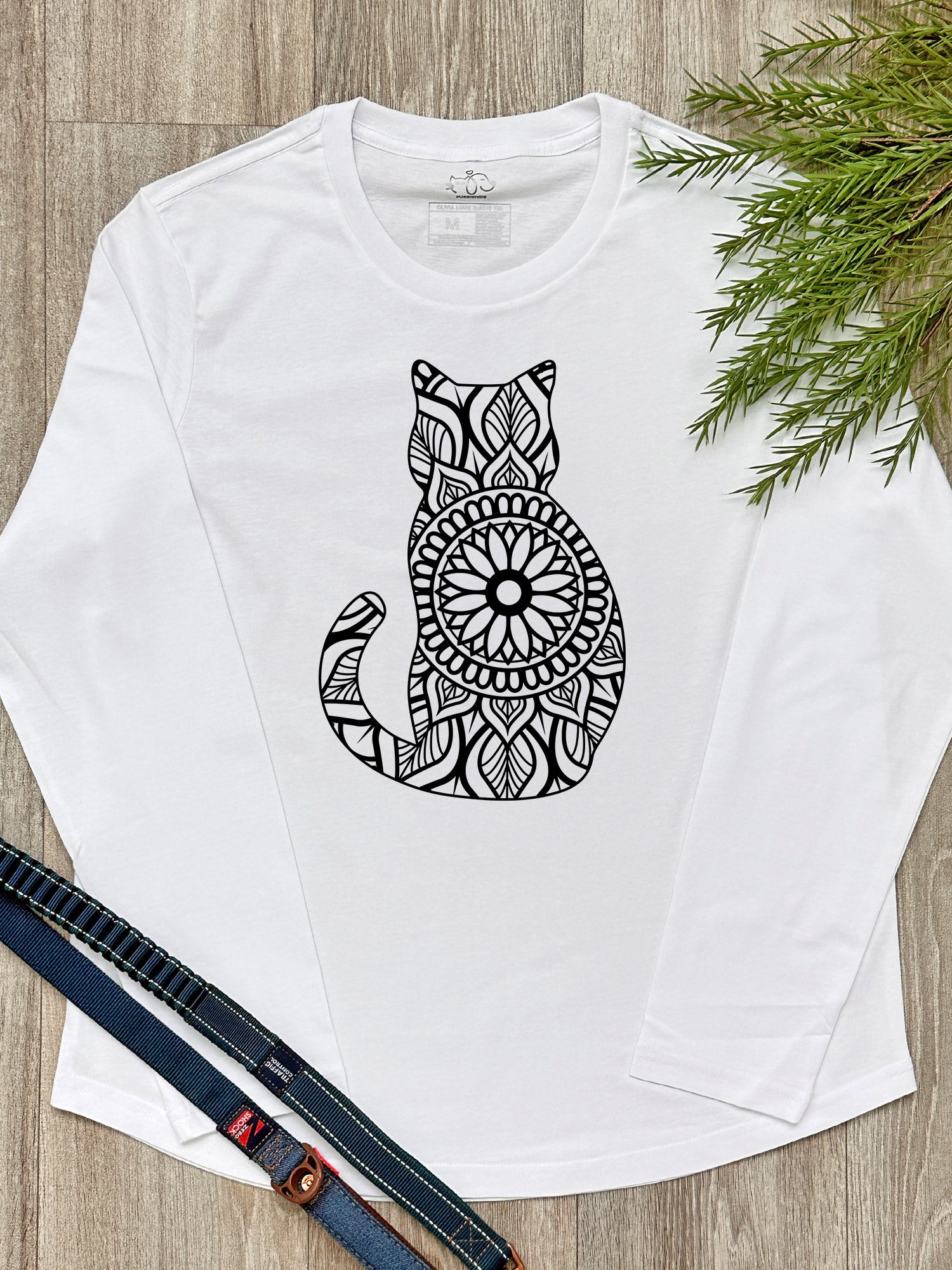 Cat Mandala Olivia Long Sleeve Tee