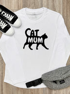 Cat Mum Silhouette Olivia Long Sleeve Tee