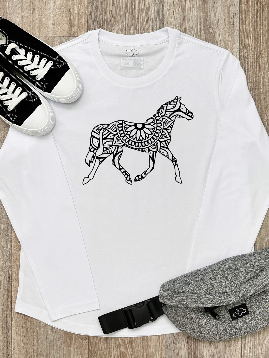 Horse Mandala Olivia Long Sleeve Tee