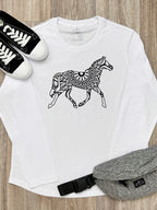 Horse Mandala Olivia Long Sleeve Tee