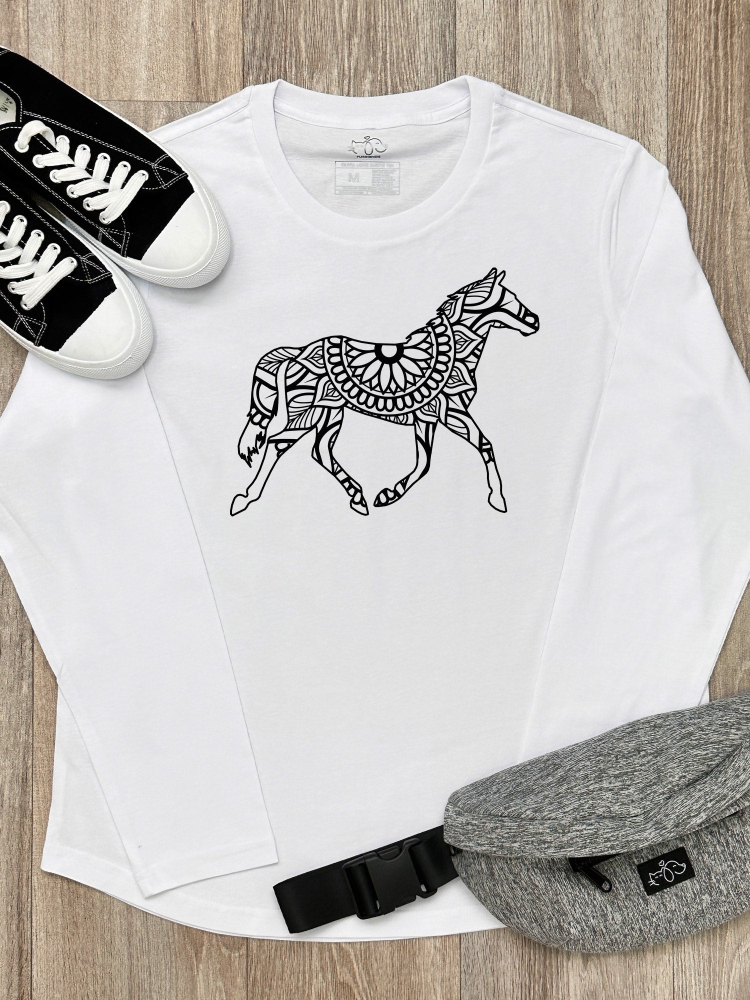 Horse Mandala Olivia Long Sleeve Tee