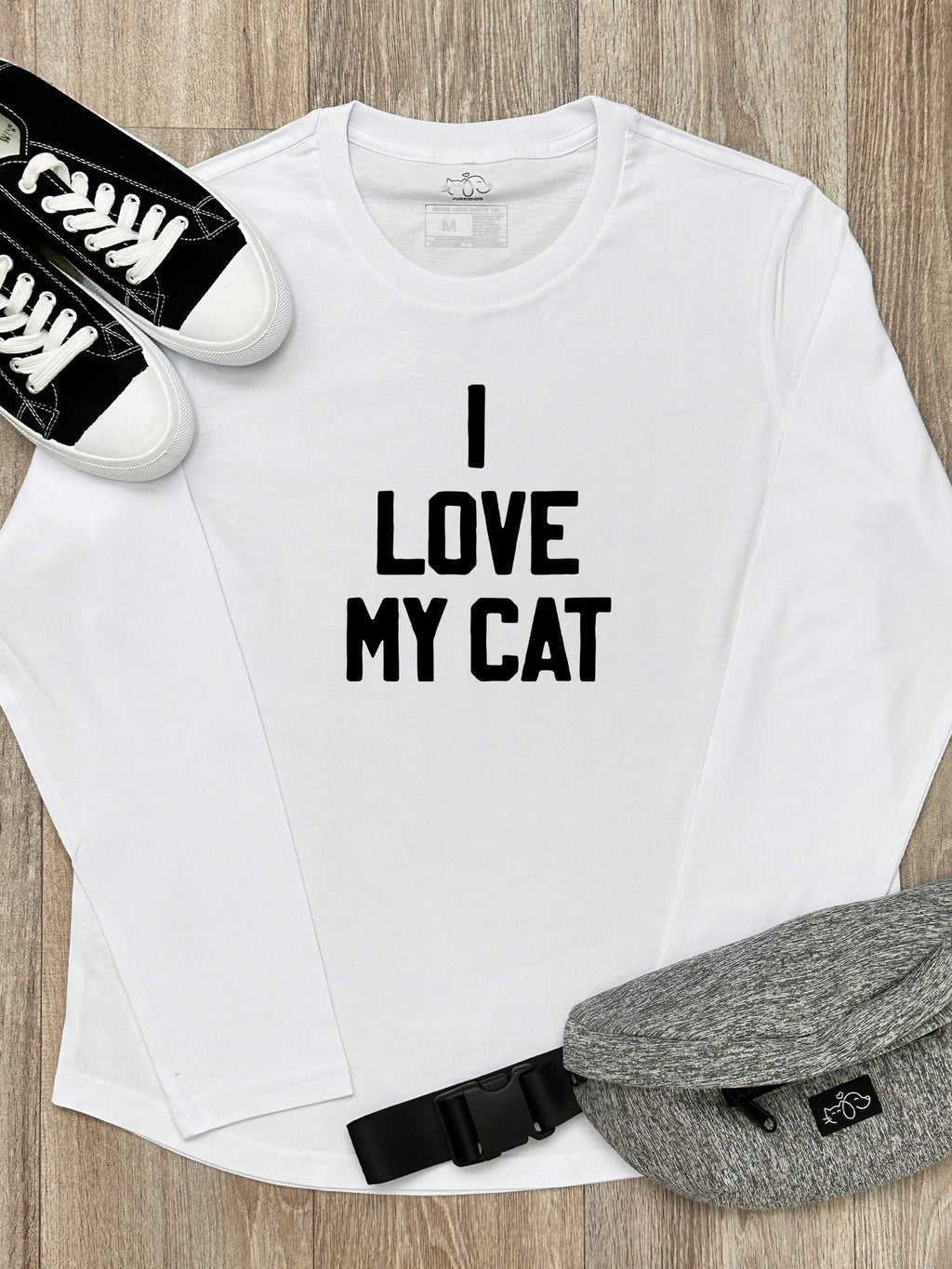 I Love My Cat Olivia Long Sleeve Tee