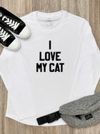 I Love My Cat Olivia Long Sleeve Tee