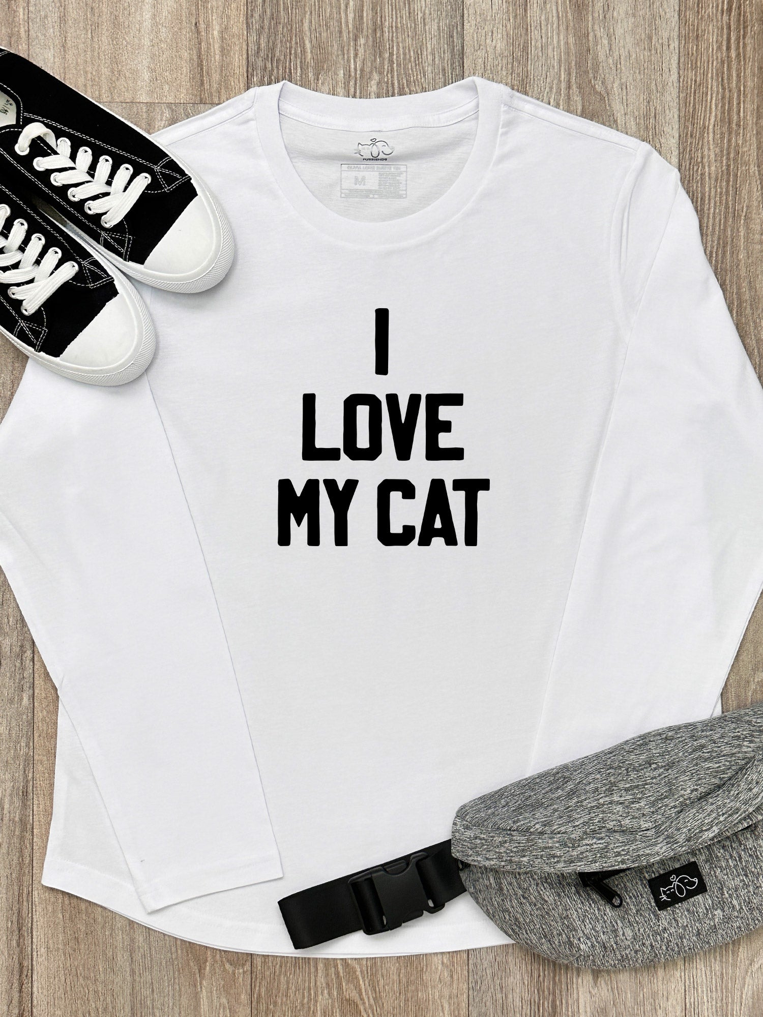 I Love My Cat Olivia Long Sleeve Tee