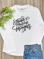 Think Pawsitive Thoughts Olivia Long Sleeve Tee