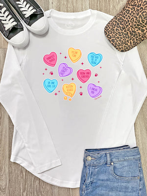 Candy Hearts - Cat Olivia Long Sleeve Tee