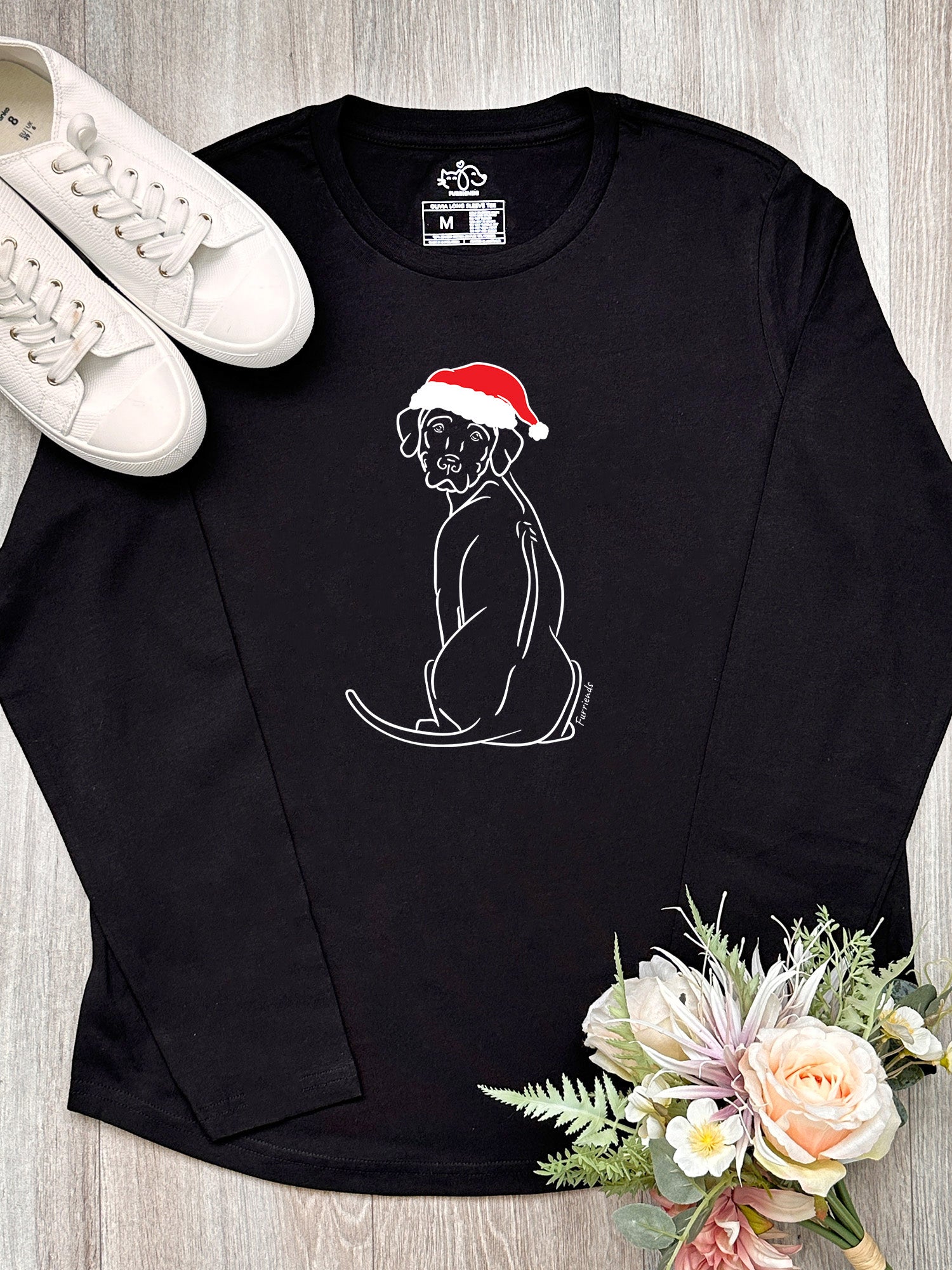 Rhodesian Ridgeback Christmas Edition Olivia Long Sleeve Tee