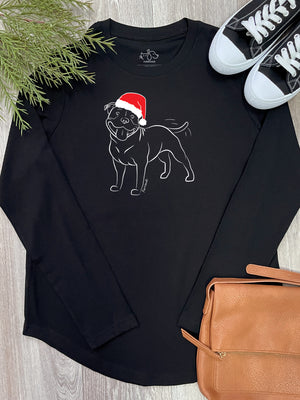 Staffordshire Bull Terrier Christmas Edition Olivia Long Sleeve Tee
