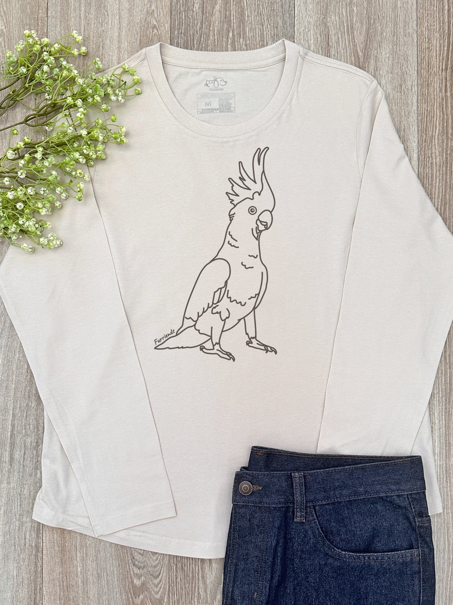Sulphur-Crested Cockatoo Olivia Long Sleeve Tee