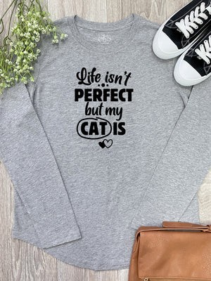 Life Isn't Perfect, But My Cat Is Olivia Long Sleeve Tee
