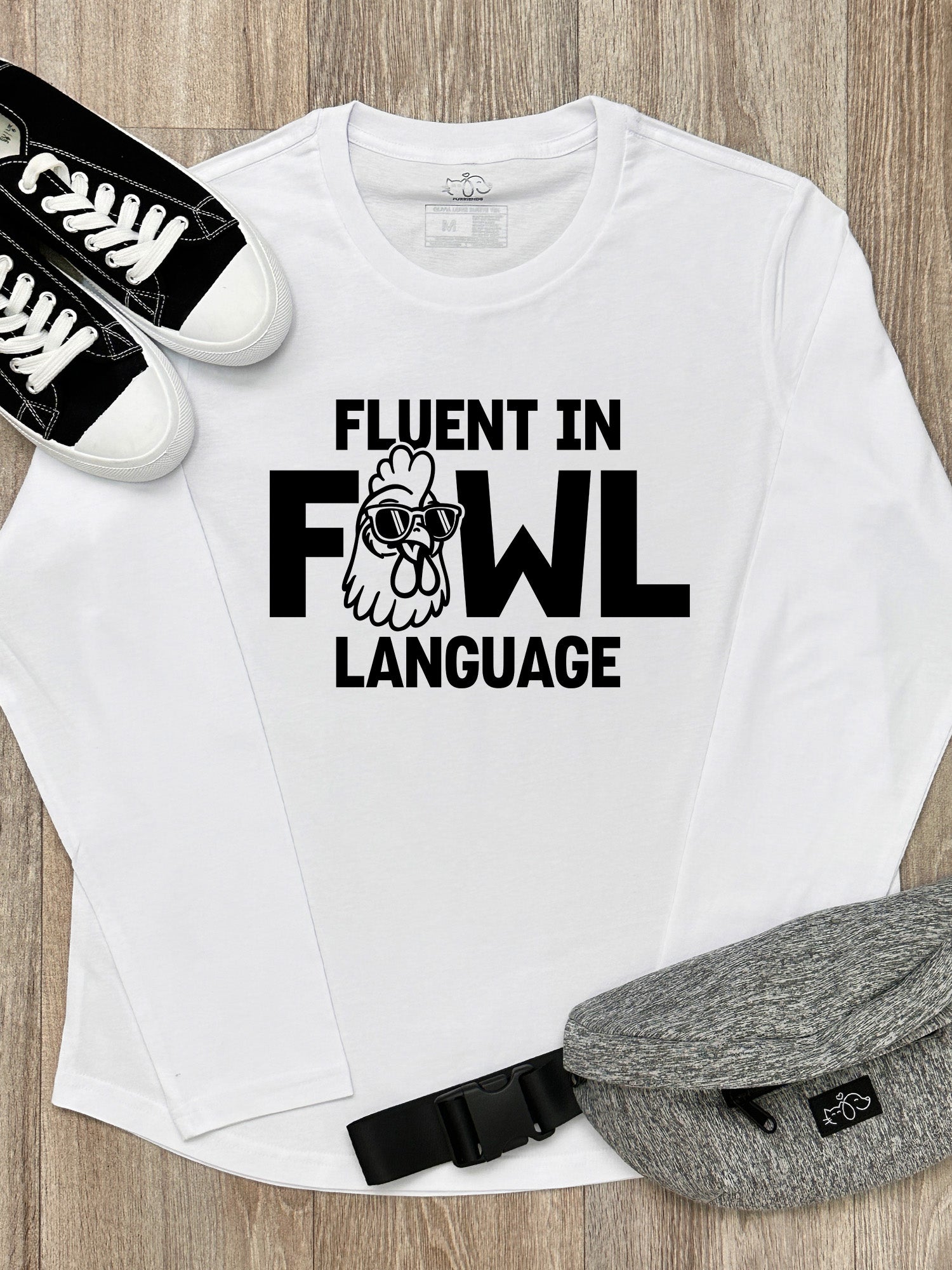 Fluent In Fowl Language Olivia Long Sleeve Tee