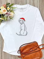 Rhodesian Ridgeback Christmas Edition Olivia Long Sleeve Tee