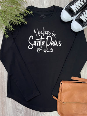 I Believe In Santa Paws Olivia Long Sleeve Tee