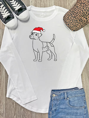 Jack Russell Terrier (Smooth Coat) Christmas Edition Olivia Long Sleeve Tee