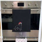 German Shepherd Christmas Edition Tea Towel