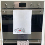 Lace Monitor Christmas Edition Tea Towel