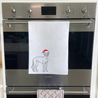 Great Dane Christmas Edition Tea Towel