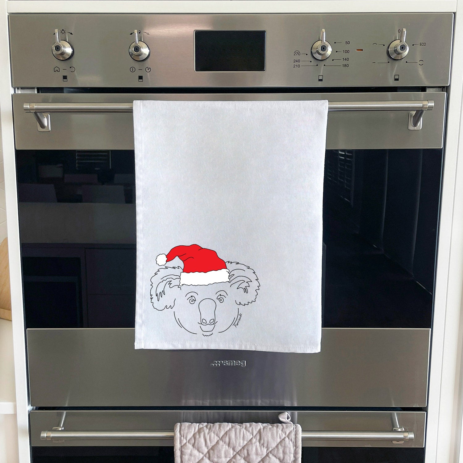 Koala Christmas Edition Tea Towel