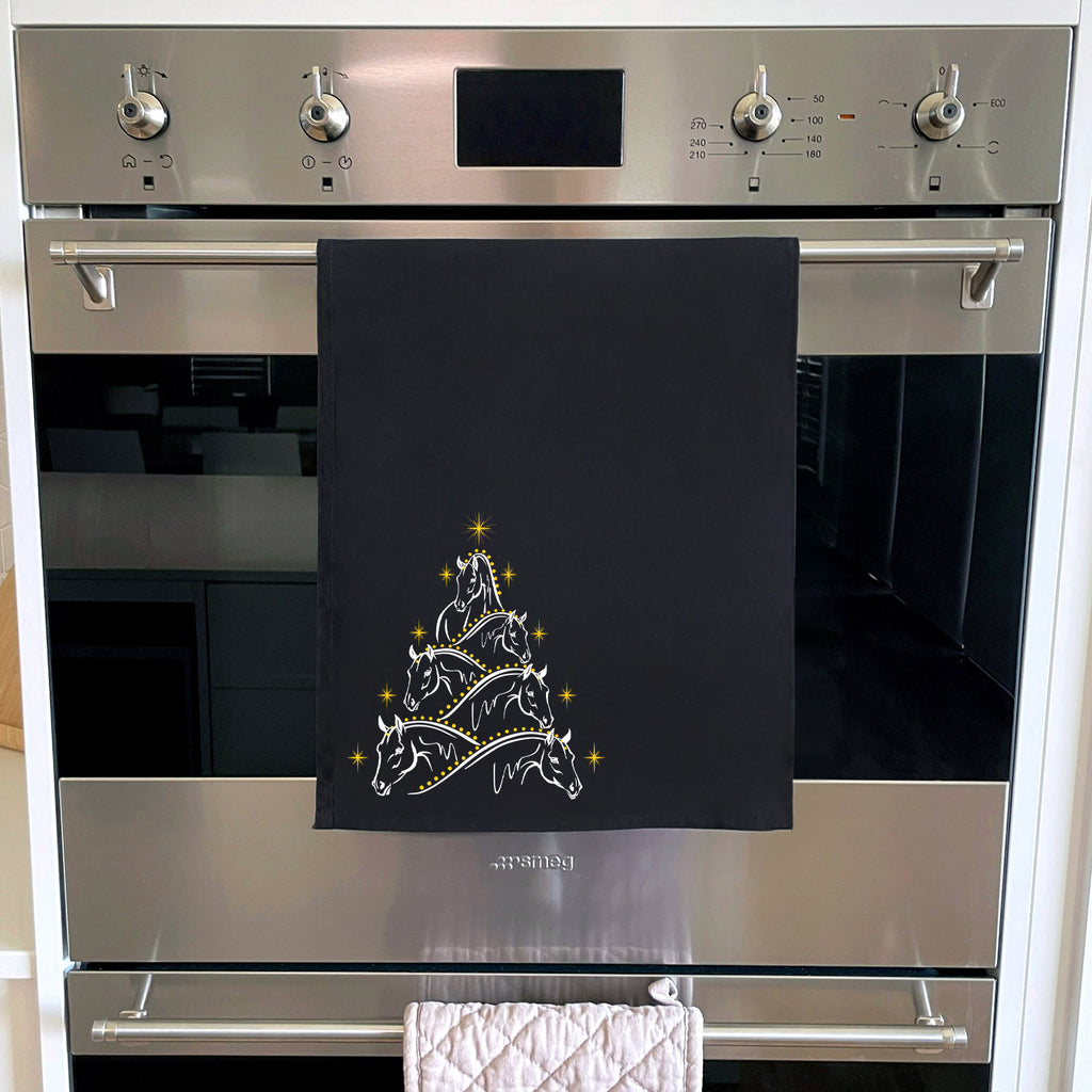 Horsemas Tree Tea Towel