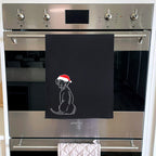 Rhodesian Ridgeback Christmas Edition Tea Towel