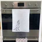 Sulphur-Crested Cockatoo Tea Towel