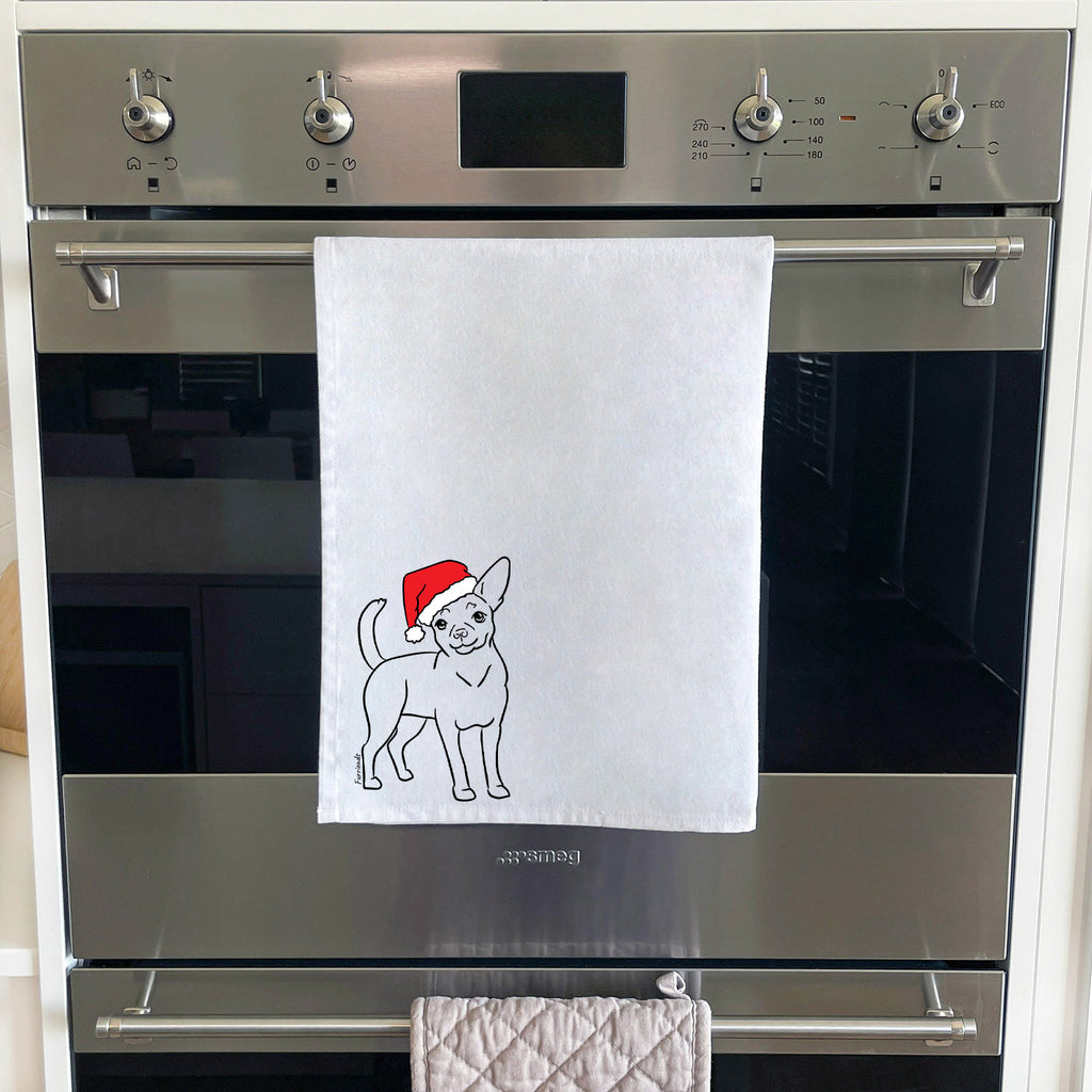 Chihuahua Christmas Edition Tea Towel