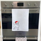 Chihuahua Christmas Edition Tea Towel