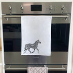 Horse Mandala Tea Towel
