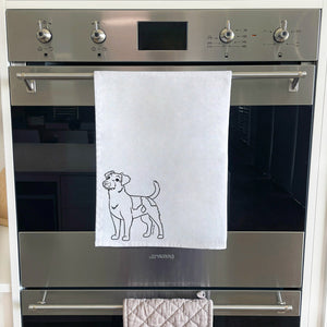 Jack Russell Terrier (Rough Coat) Tea Towel