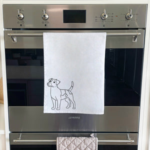 Jack Russell Terrier (Smooth Coat) Tea Towel