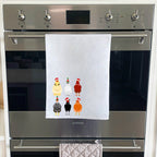 Merry Clucking Christmas Tea Towel