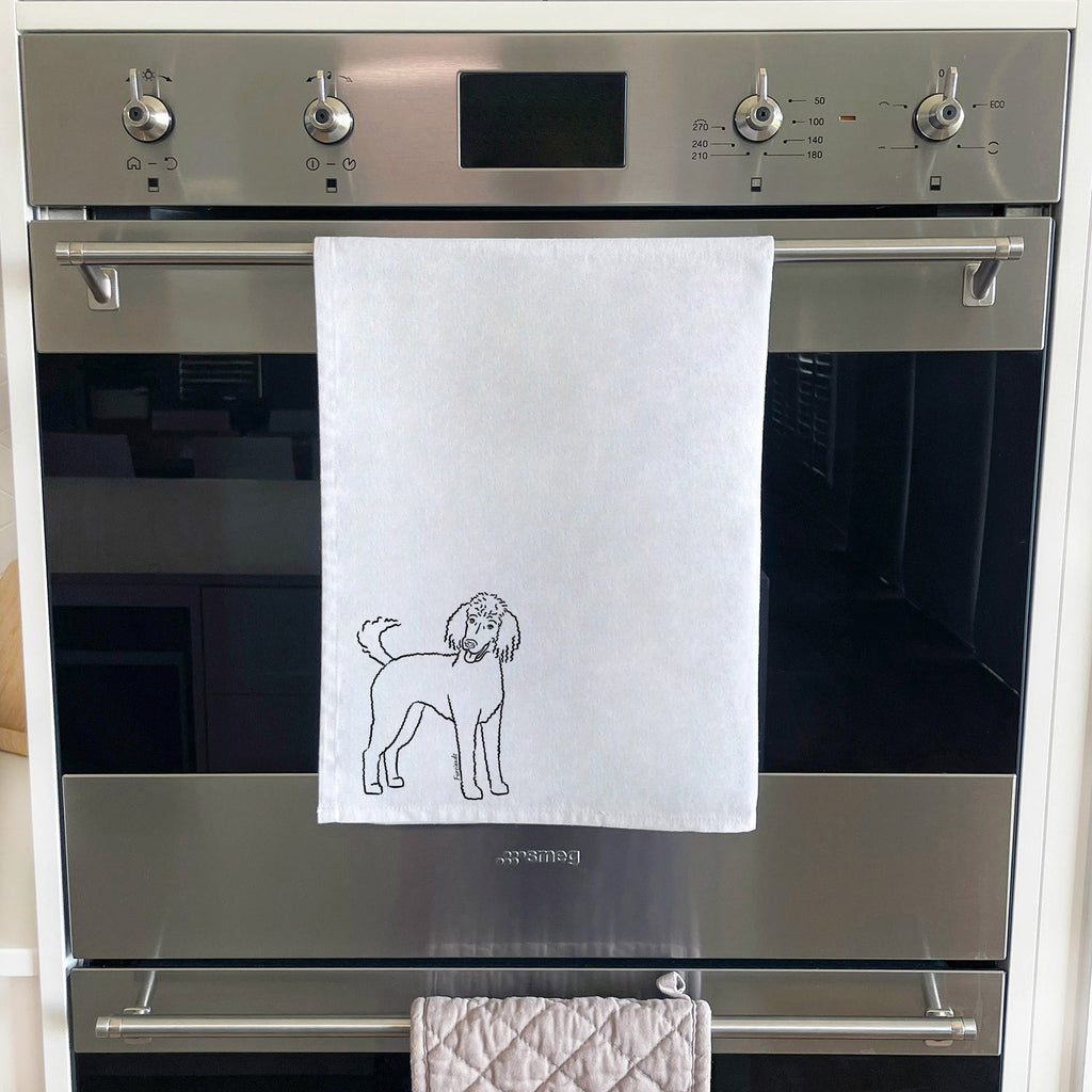 Poodle Tea Towel