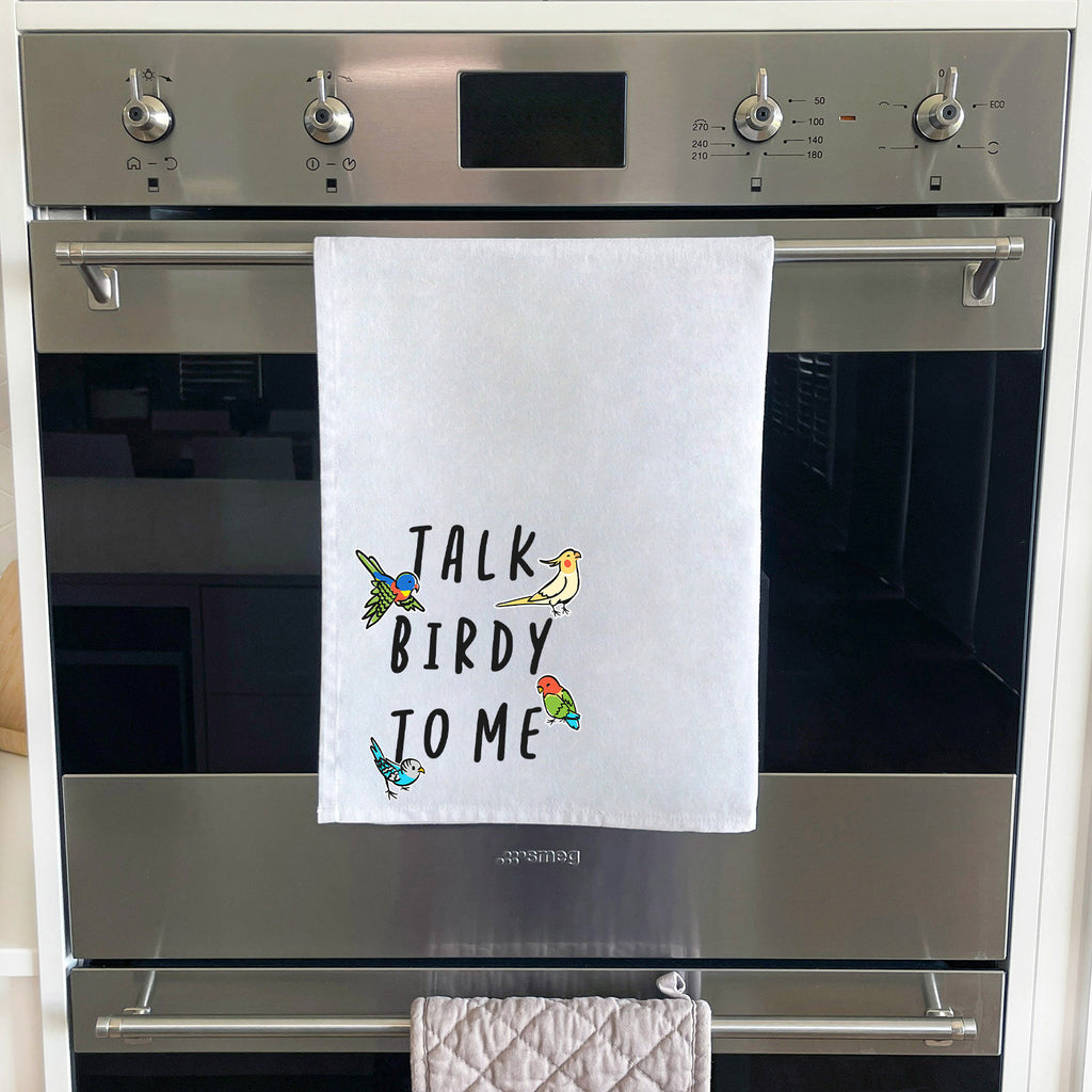 Talk Birdy To Me Tea Towel