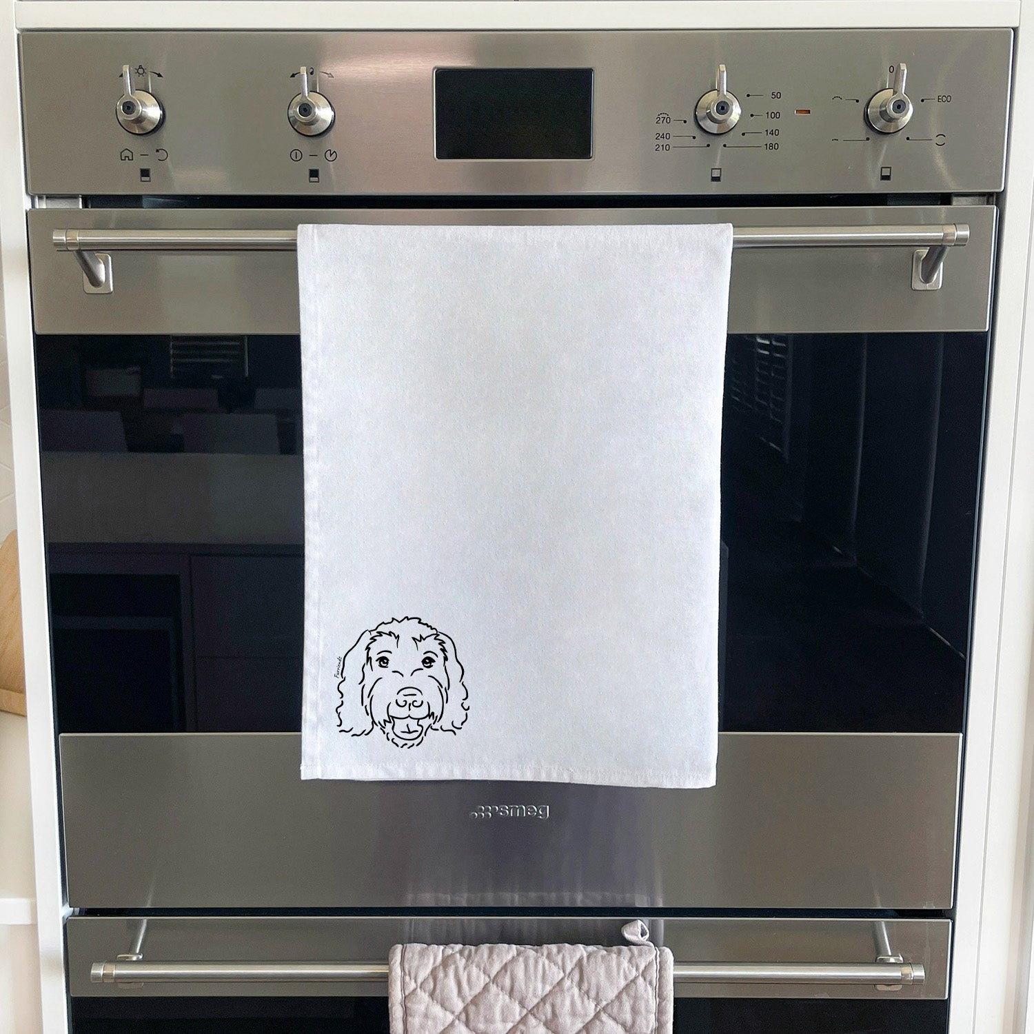 Labradoodle Tea Towel