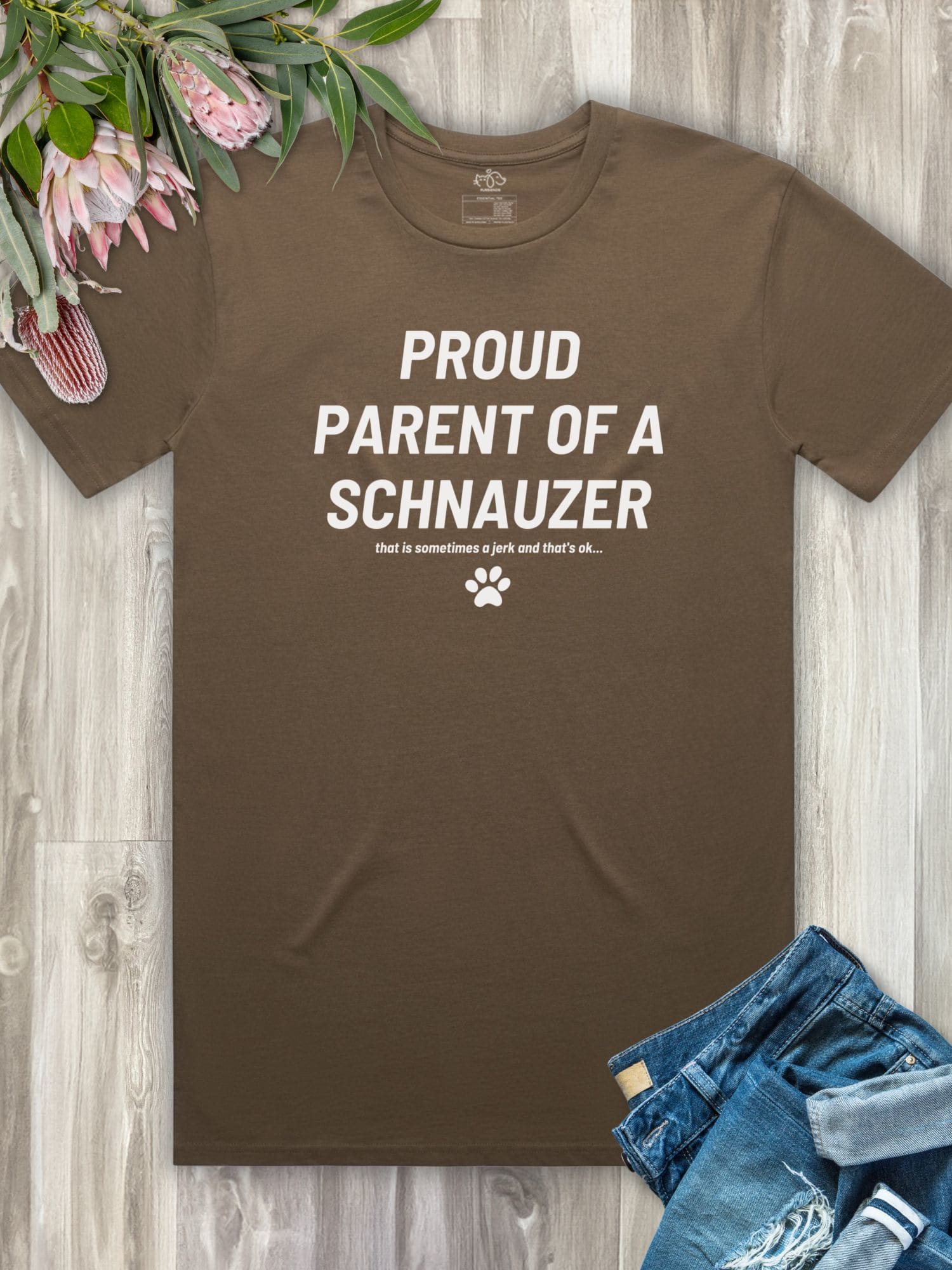 Proud Parent Of A Schnauzer Regular Fit T-Shirt