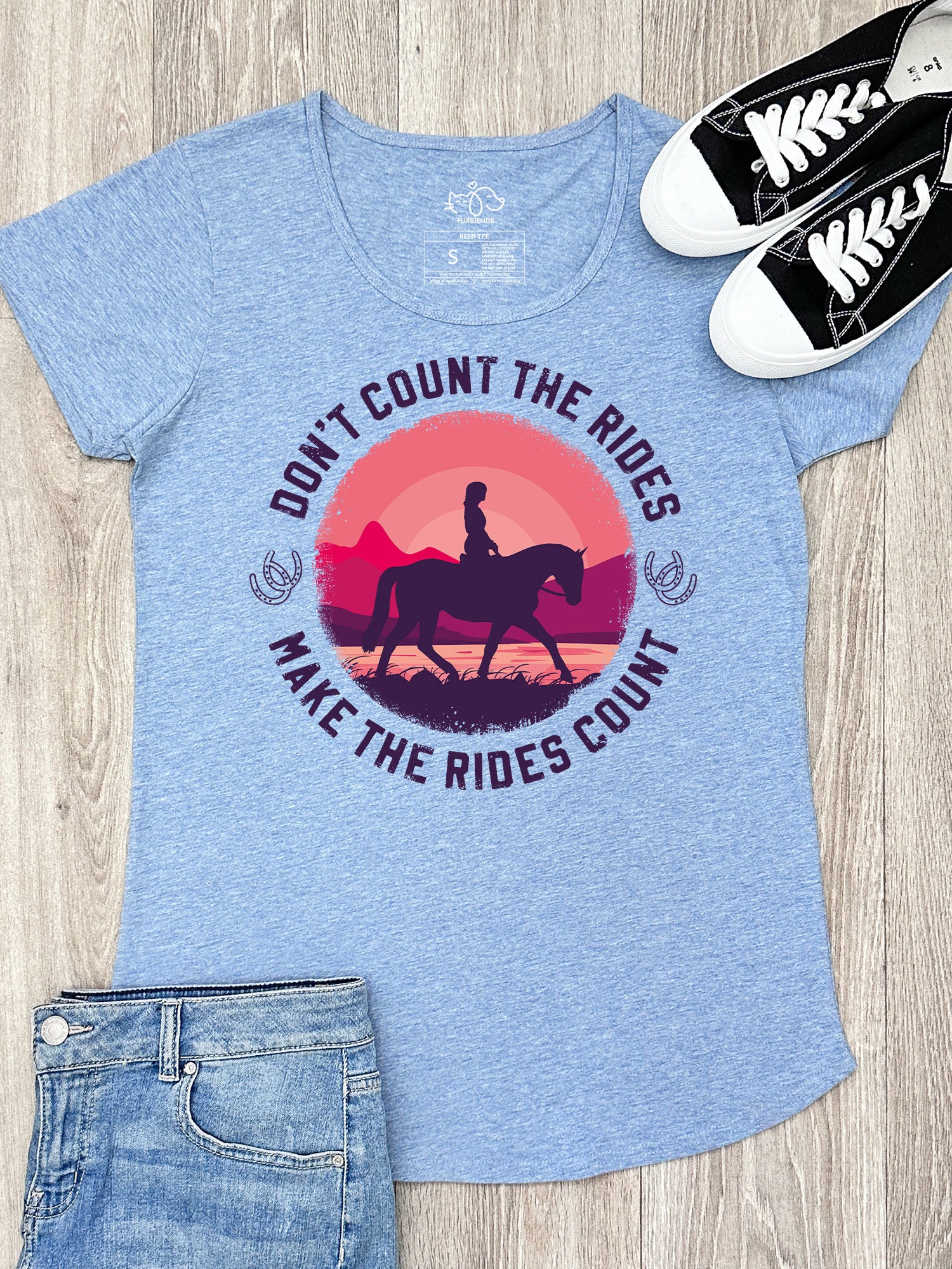 Don't Count The Rides Remi Women's Tee