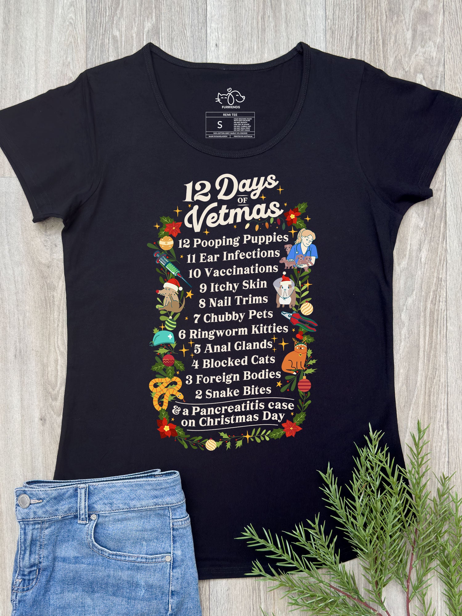 12 Days Of Vetmas Remi Women's Tee