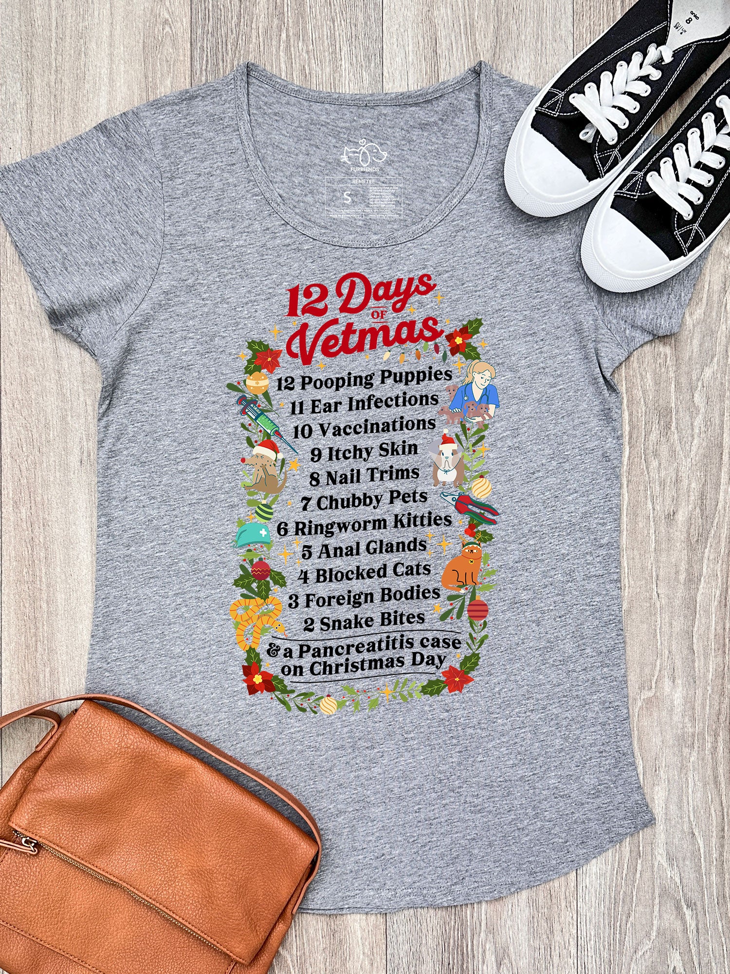 12 Days Of Vetmas Remi Women's Tee