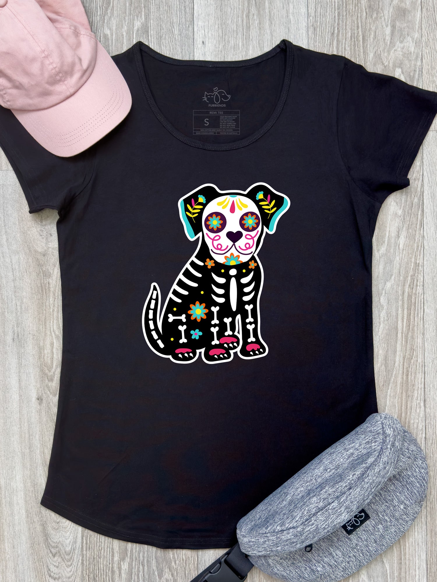 Sugar Skull Dog Remi Women's Tee