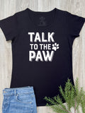 Talk To The Paw Remi Scoop Neck Women's Tee