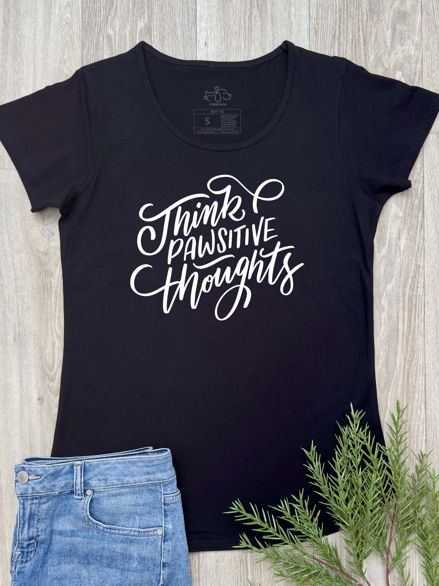 Think Pawsitive Thoughts Remi Women's Tee