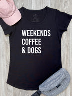 Weekends Coffee & Dogs Remi Women's Tee
