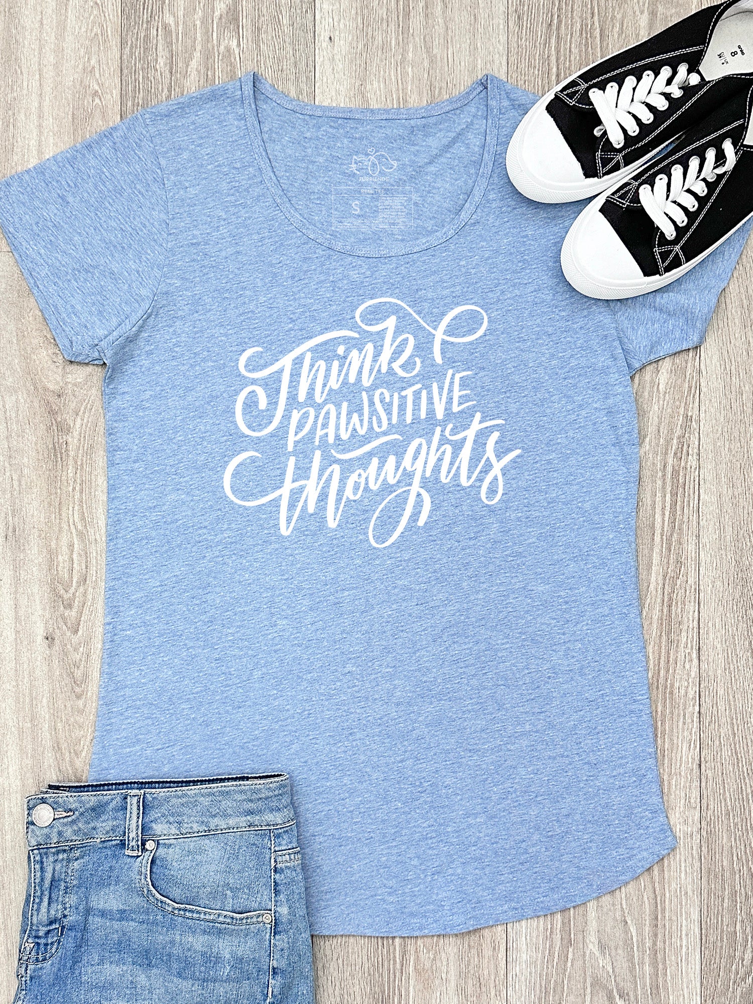 Think Pawsitive Thoughts Remi Women's Tee